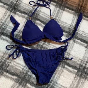 Vizcaya Blue 2 pice swim suit